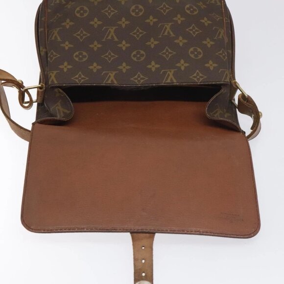 LOUIS VUITTON Monogram Cartouchiere GM Shoulder Bag Vintage M51252 Auth 129350 - Picture 10 of 15